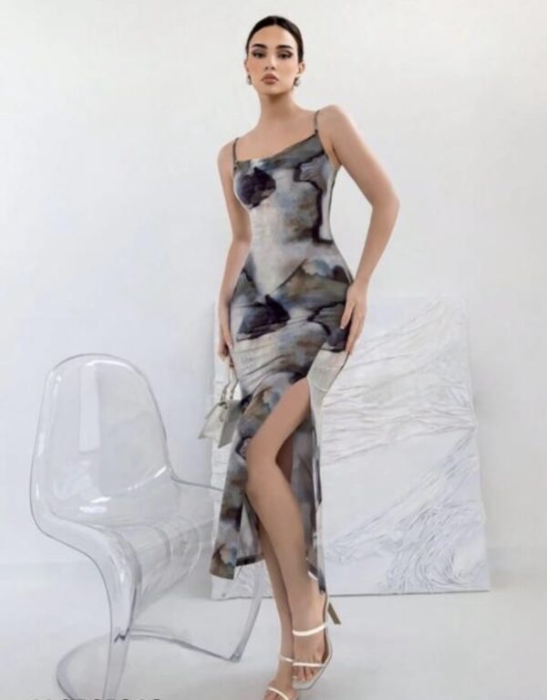 Slit Strap Dress - Image 3