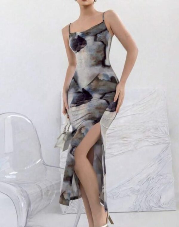 Slit Strap Dress - Image 1