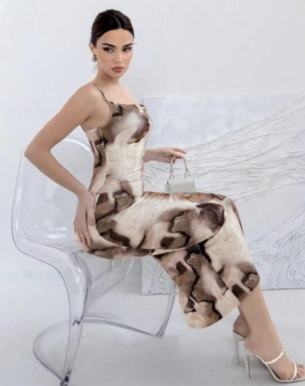 Slit Strap Dress - Image 7