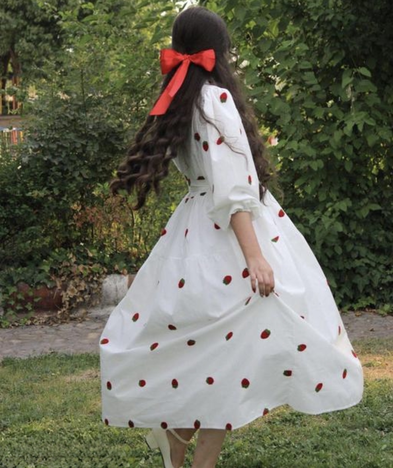 White Printed Shirt Maxi Dress  - Image 4