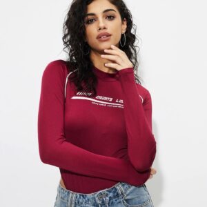 Printed Fitted Bodysuit - Image 5