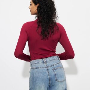 Printed Fitted Bodysuit - Image 4