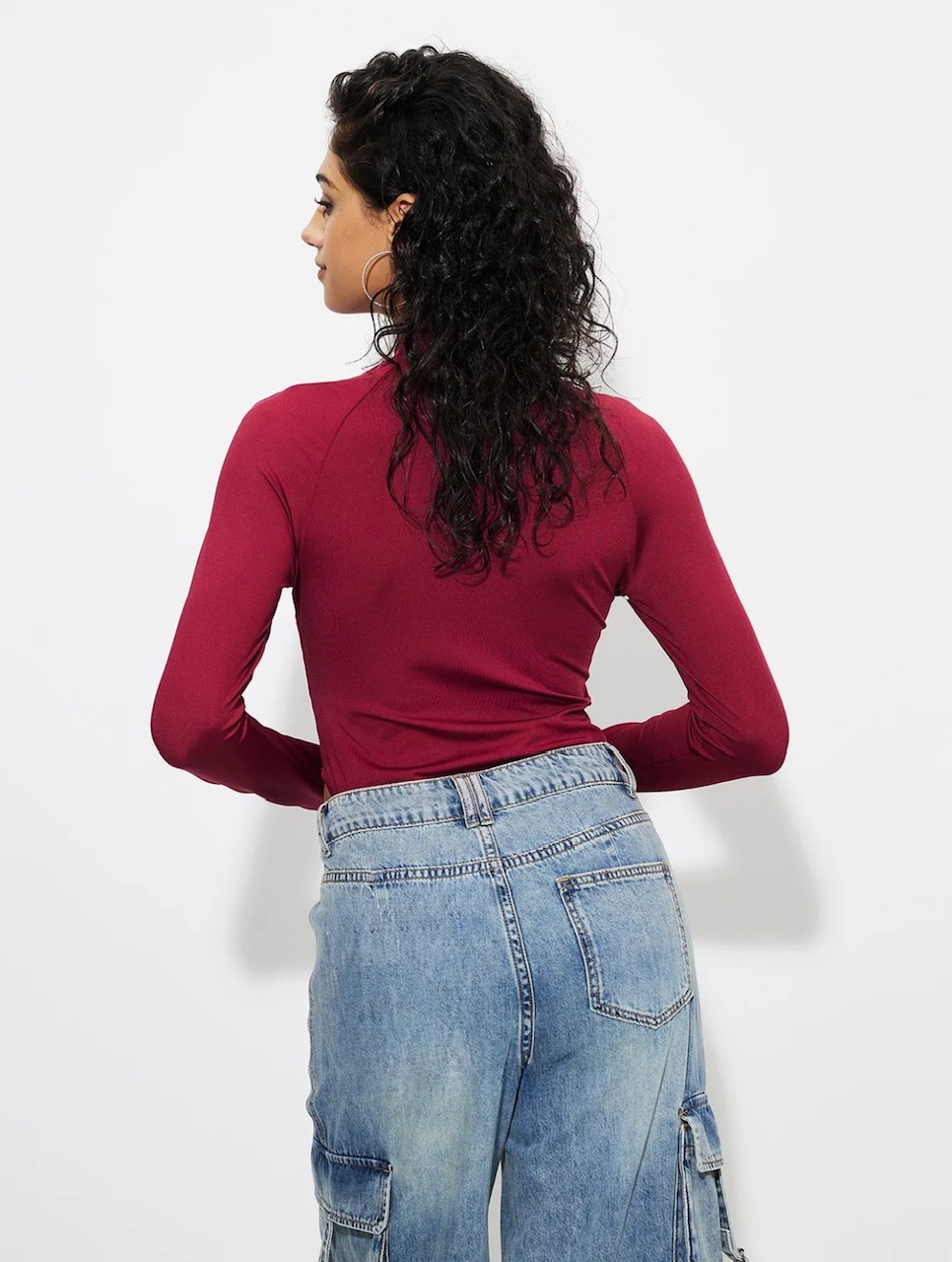 Printed Fitted Bodysuit - Image 4