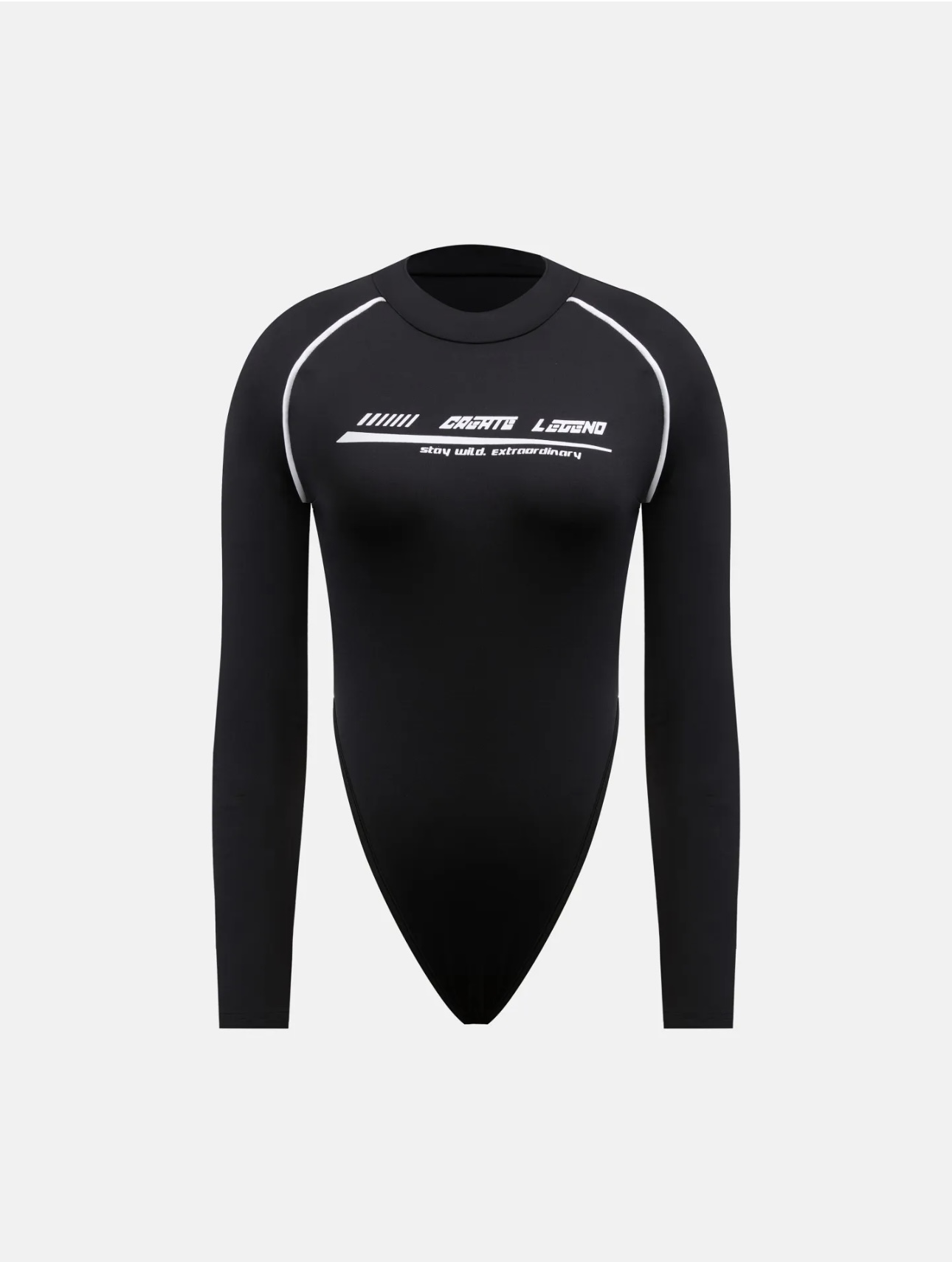 Printed Fitted Bodysuit - Image 3