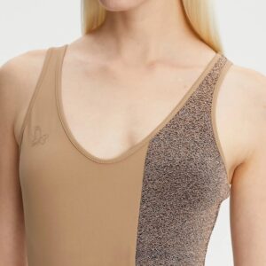 Patchwork Shimmer Bodysuit - Image 1