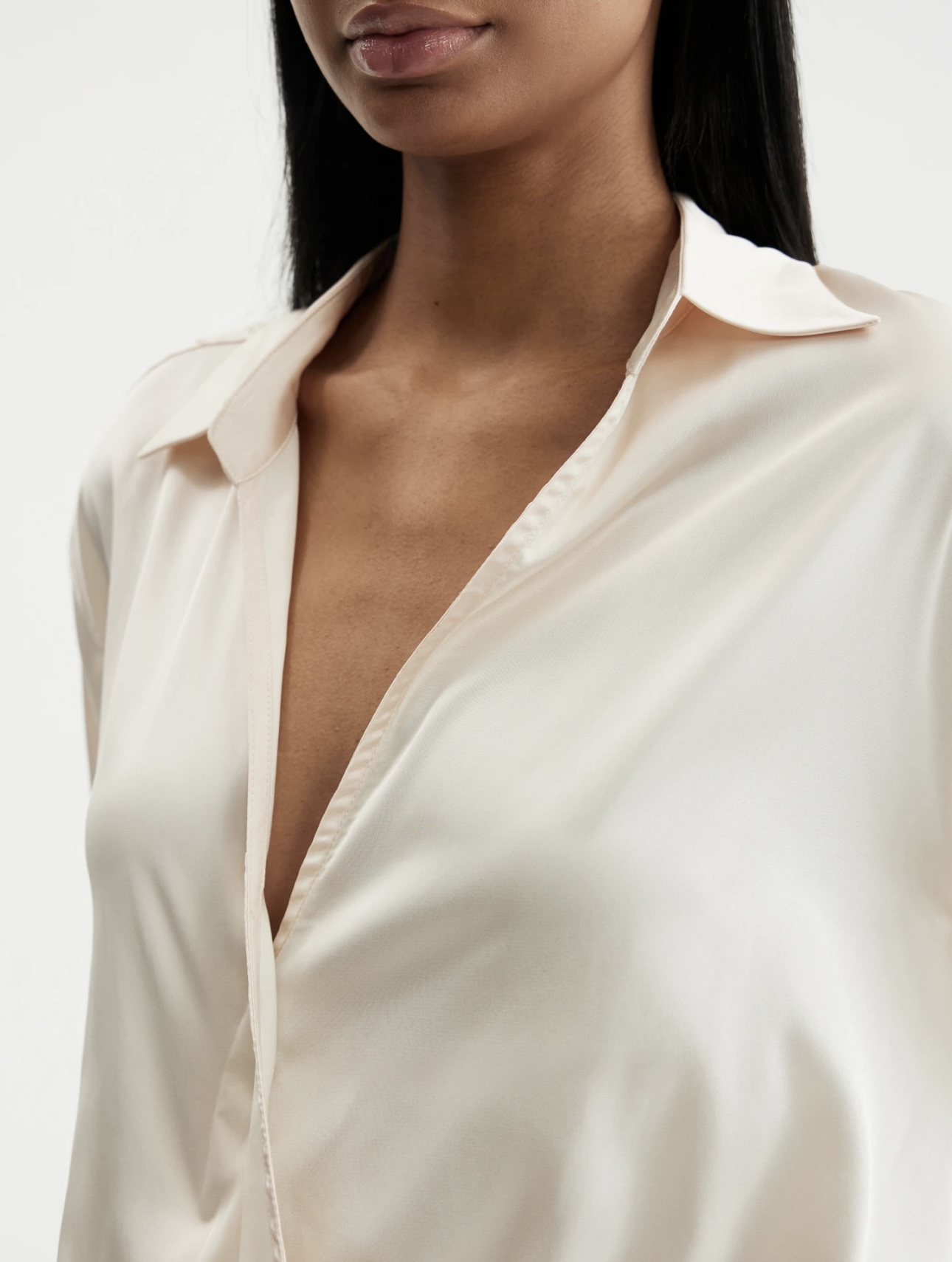 Champagne Collar Bodysuit - Image 1