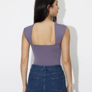 Square Neck Bodysuit - Image 5