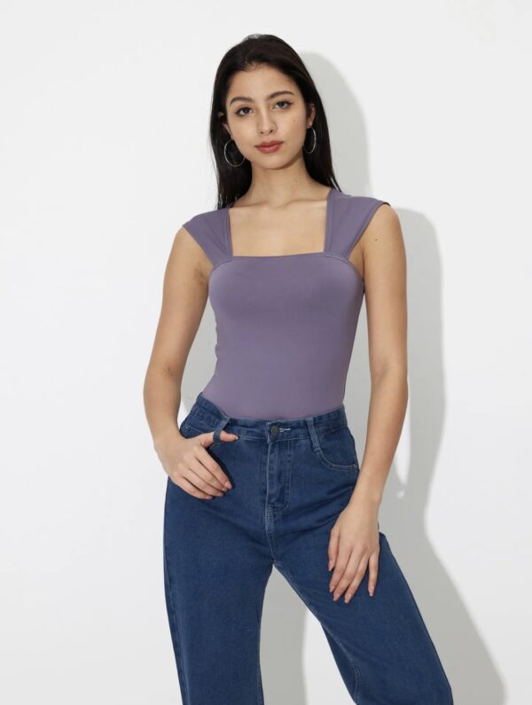 Square Neck Bodysuit - Image 6