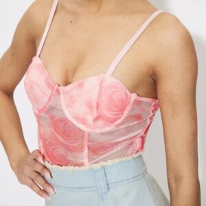 Trimmed Sheer Bodysuit - Image 2