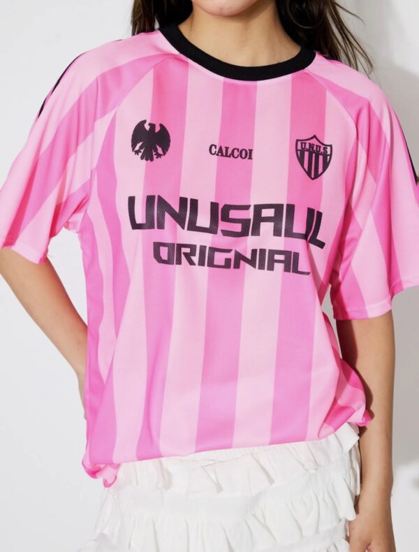 Printed Strips Pullover T - Shirt - Image 4