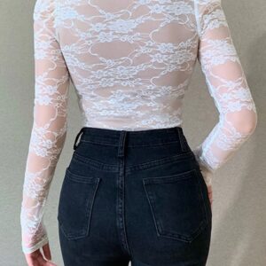 Lace Trimmed Top - Image 4