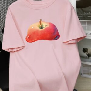 Pink Printed Pullover T - Shirts - Image 8