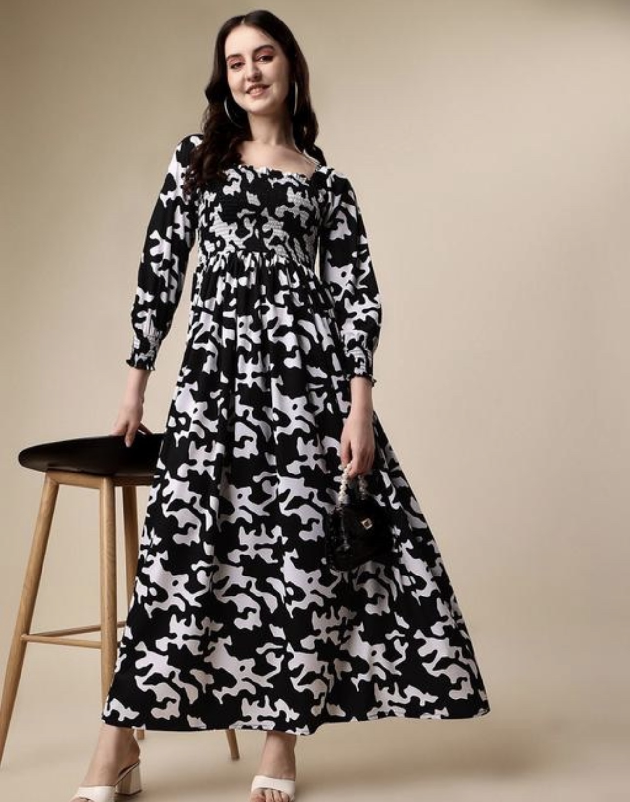 Fit And Flare A - Line Maxi Dress - Image 9