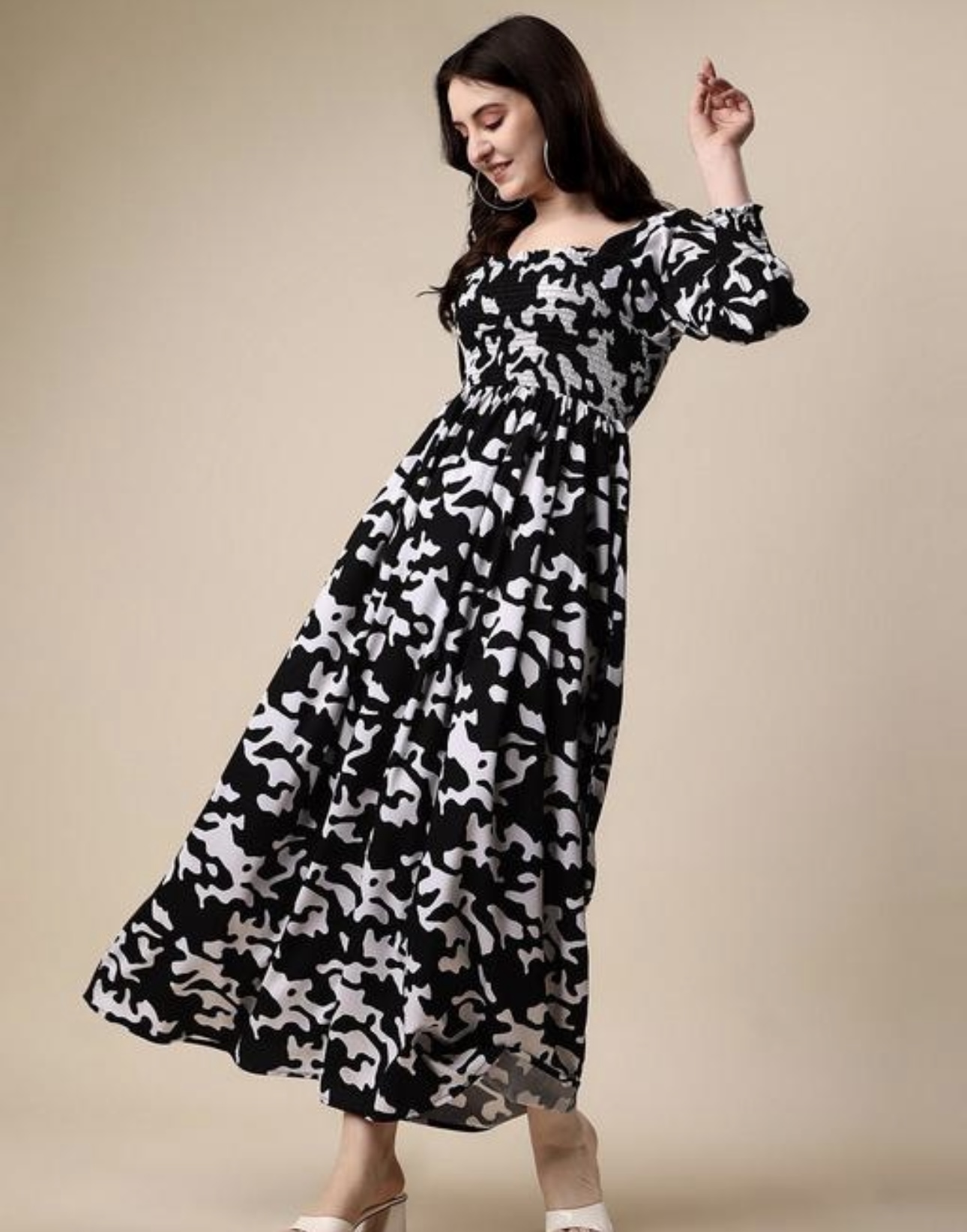 Fit And Flare A - Line Maxi Dress - Image 7