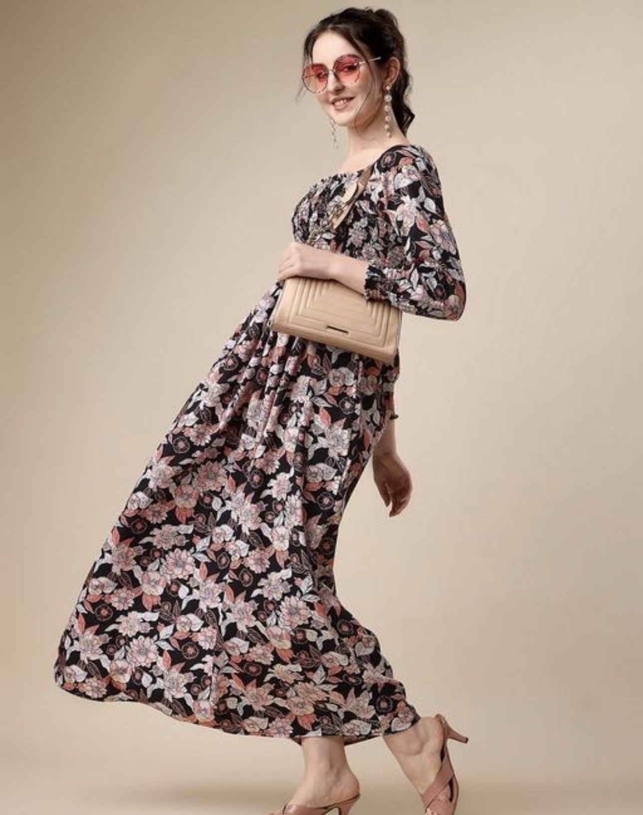Fit And Flare A - Line Maxi Dress - Image 5