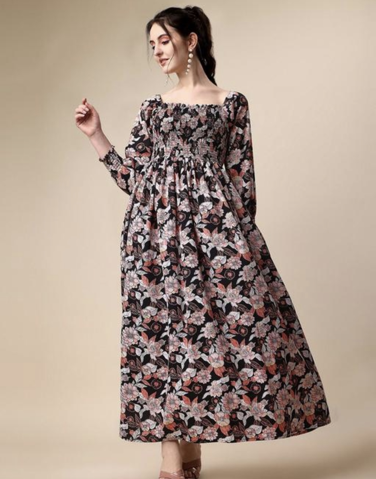 Fit And Flare A - Line Maxi Dress - Image 4