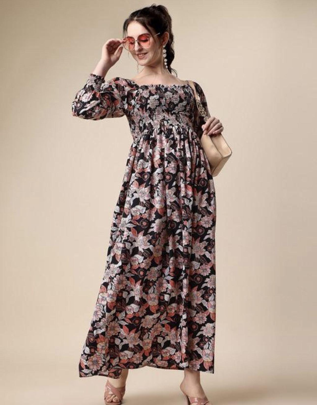 Fit And Flare A - Line Maxi Dress - Image 1