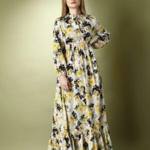 Classy Neck Pattern A - Line Dress