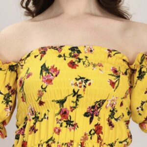 High - Low Off the Shoulder A - Line Dress - Image 5
