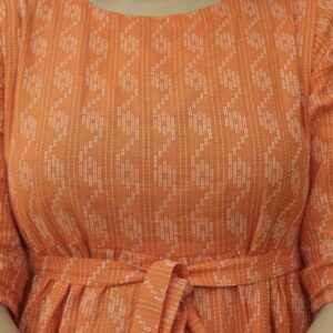 Cotton Elegant A - Line Dress - Image 7