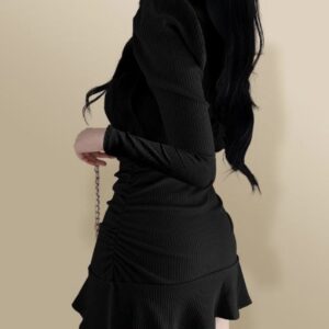 Eyebogler Mini Dress Slim Fit Full sleeve - Image 19