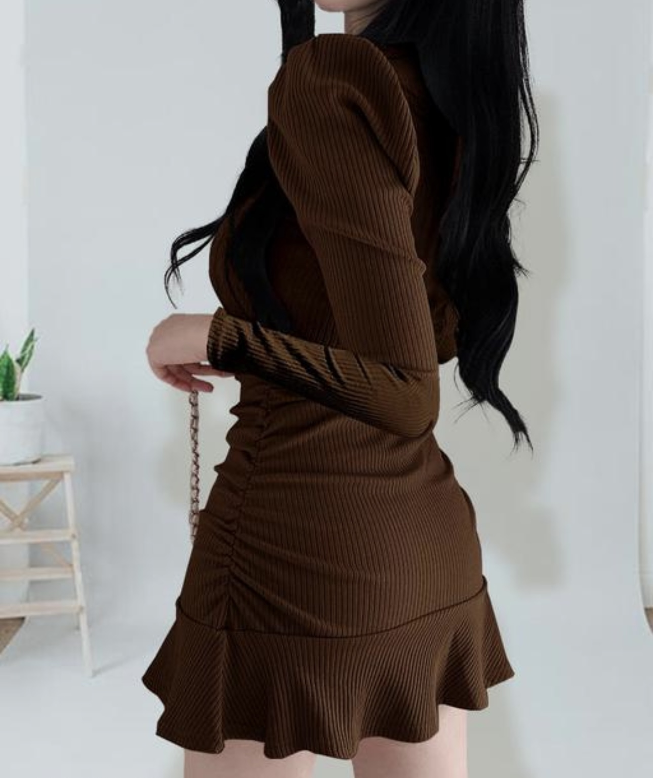 Eyebogler Mini Dress Slim Fit Full sleeve - Image 17