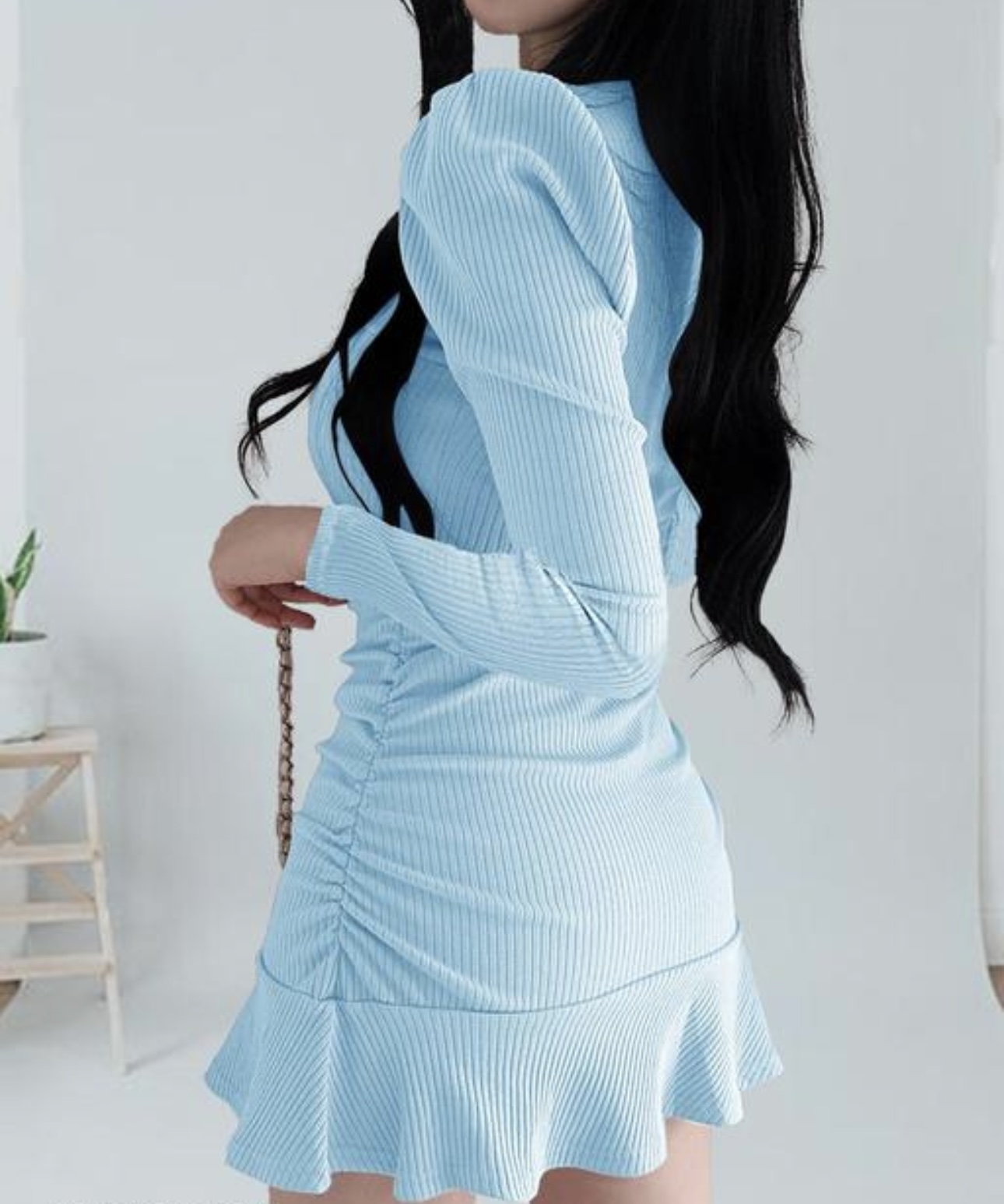 Eyebogler Mini Dress Slim Fit Full sleeve - Image 8