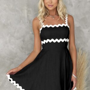 Strappy Lace Mini Dress - Image 4