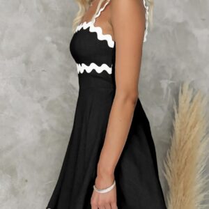 Strappy Lace Mini Dress - Image 11