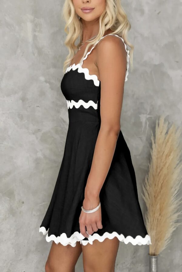 Strappy Lace Mini Dress - Image 11