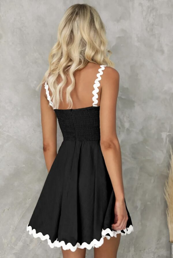 Strappy Lace Mini Dress - Image 10