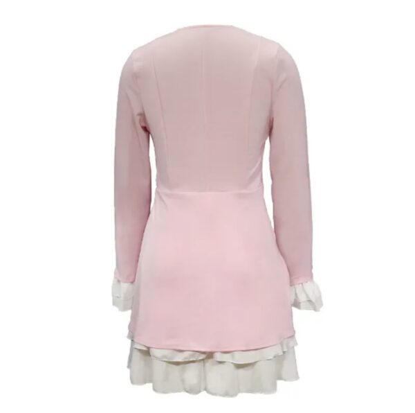 Blazer Mini Dress Ruffled - Image 4
