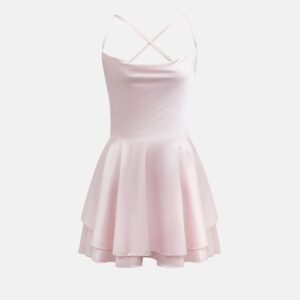 Backless Ruffle Mini Dress - Image 3