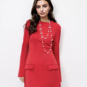 Bell Flare Pocket Mini Dress - Image 2