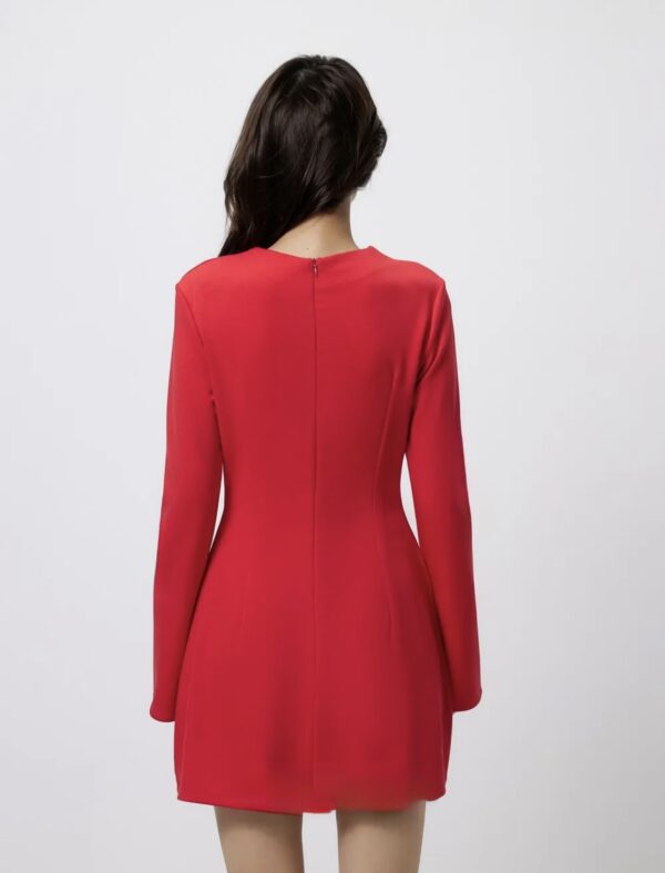 Bell Flare Pocket Mini Dress - Image 6