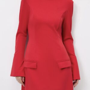 Bell Flare Pocket Mini Dress - Image 5