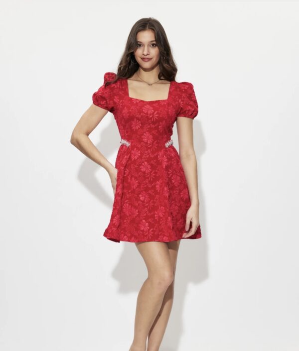 Rhinestone Mini Dress - Image 5