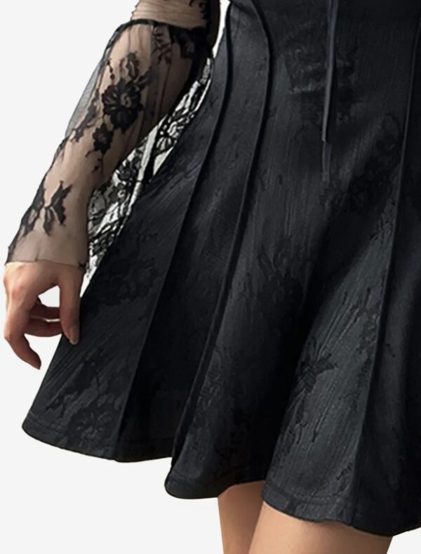 Sheer Mesh Mini Dress - Image 5