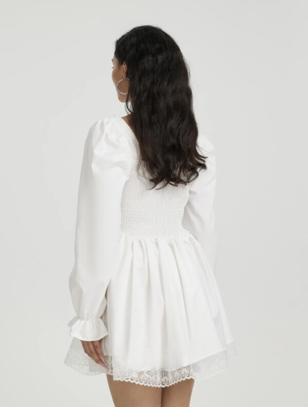 Lace Up Mini Dress - Image 8