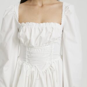 Lace Up Mini Dress - Image 6