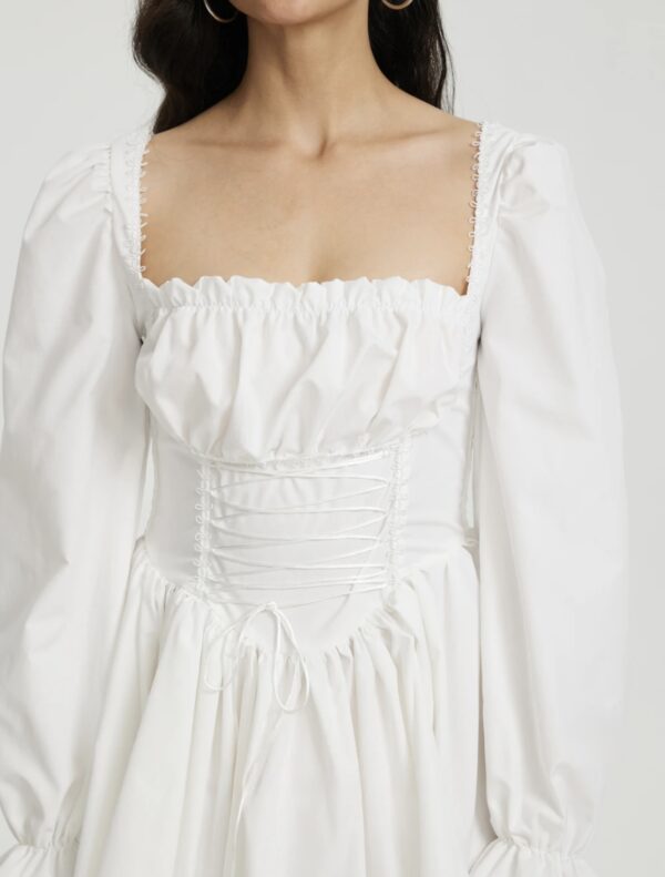 Lace Up Mini Dress - Image 6