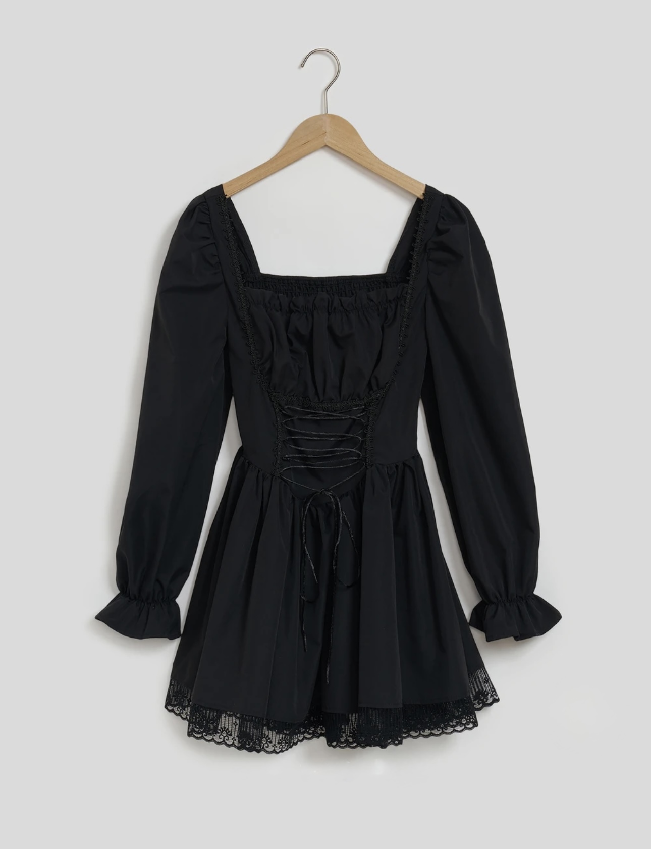 Lace Up Mini Dress - Image 9