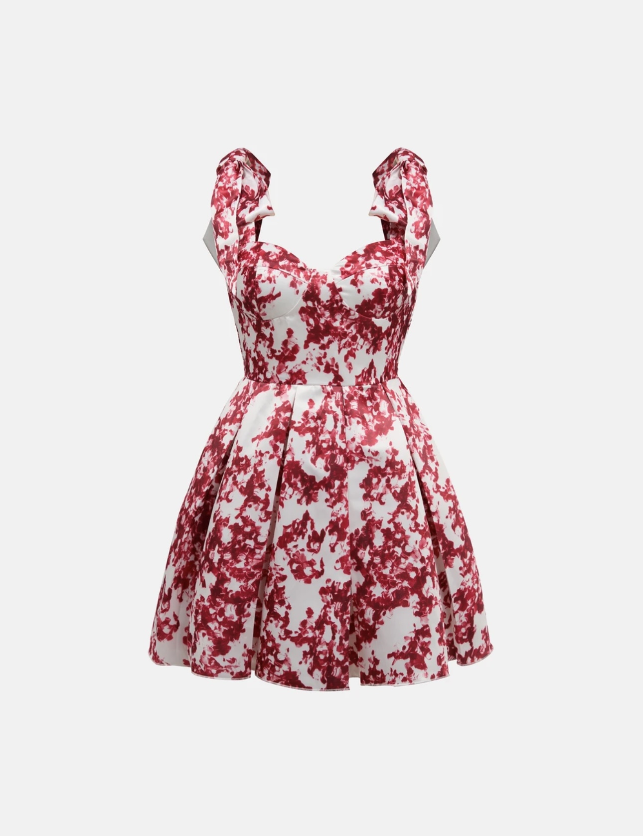 Abstract Tie Dye Mini Dress Sizes - Image 4