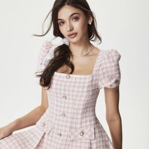 Buttoned Mini Dress - Image 10