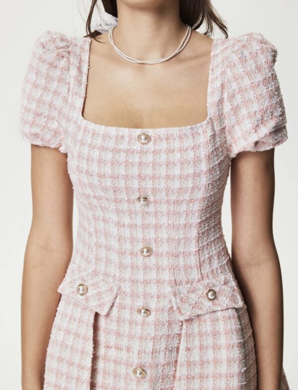 Buttoned Mini Dress - Image 7