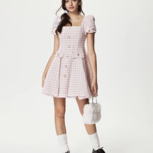 Buttoned Mini Dress - Image 2