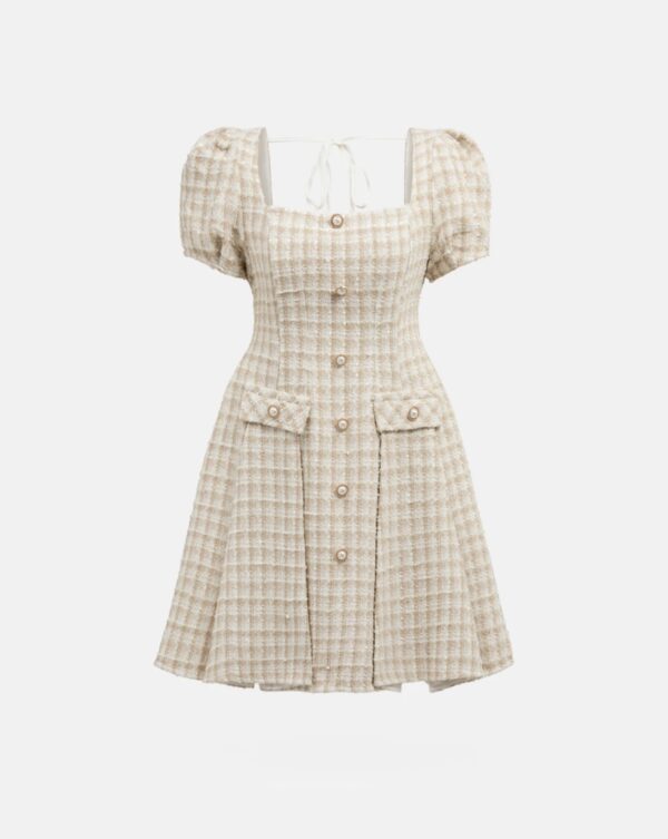 Buttoned Mini Dress - Image 4