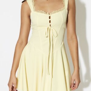 Corset Style Mini Dress - Image 7