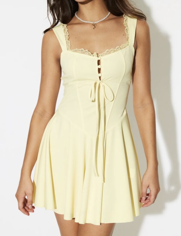 Corset Style Mini Dress - Image 7