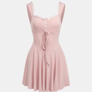 Corset Style Mini Dress - Image 5